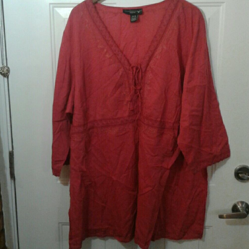 Venezia 28/28 Blouse - Orange Red